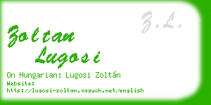 zoltan lugosi business card