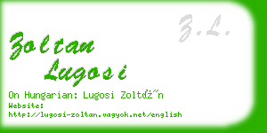 zoltan lugosi business card